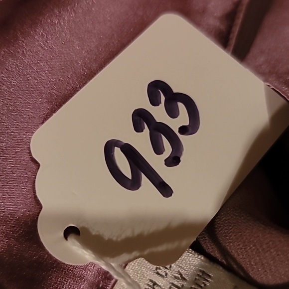 Worthington pleated skirt sz14 in orchid silk satin sequins lined Ballerina - Picture 11 of 11